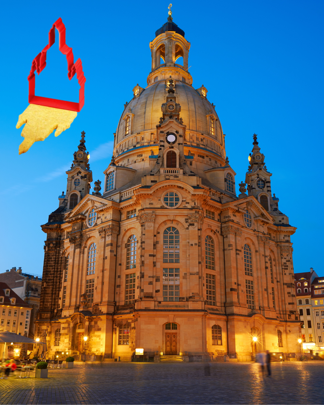 Bundle: Tisch-Adventskalender & Frauenkirche Plätzchenausstecher