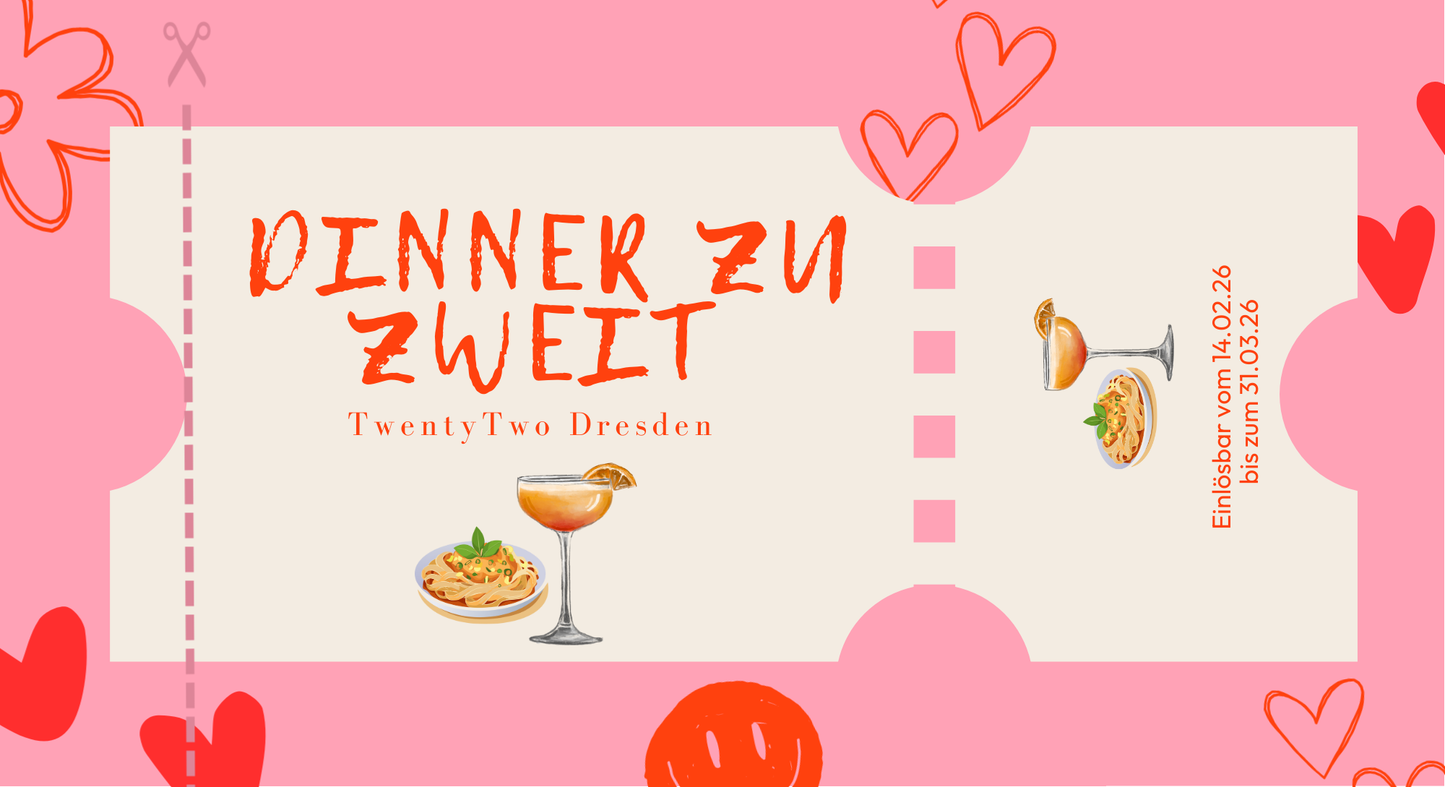 Valentinstags-Gutscheinheft "Zeit zu Zweit" Dresden